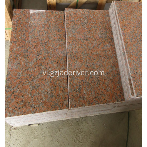 Đá granite đỏ đánh bóng Đá granite cứng cáp